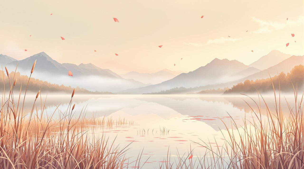短剧网2 - 纸船在落日河面上漂流的治愈场景